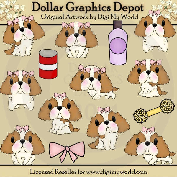 Lucy - Cocker Spaniel - ClipArt