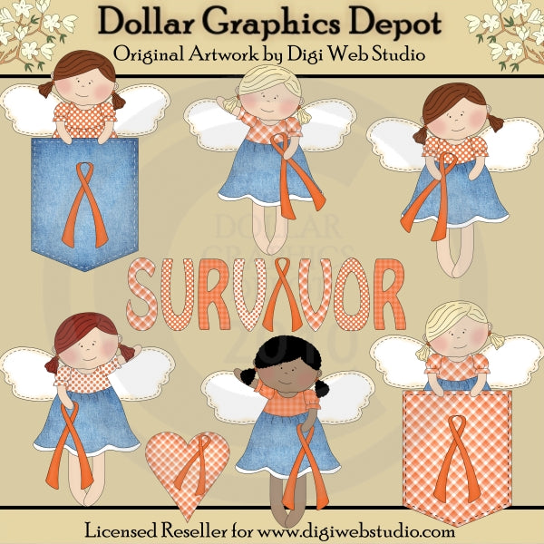 Angeli della consapevolezza della SM - ClipArt