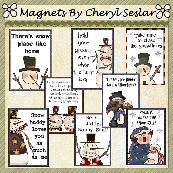 Carte magnetiche tascabili di Cheryl (set da 6)