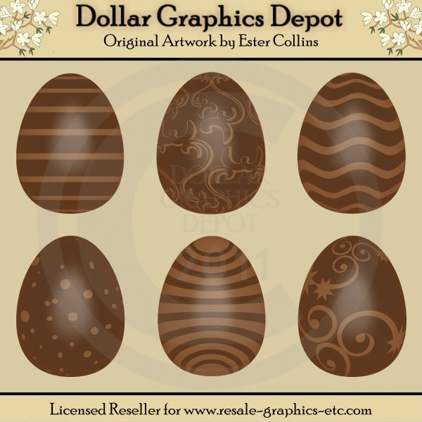 Uova Di Cioccolato Al Latte - ClipArt