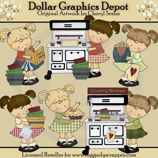 Miss Molly - In cucina - ClipArt