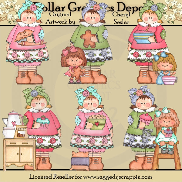 Mamma Mildred - Dolcetti da forno - ClipArt
