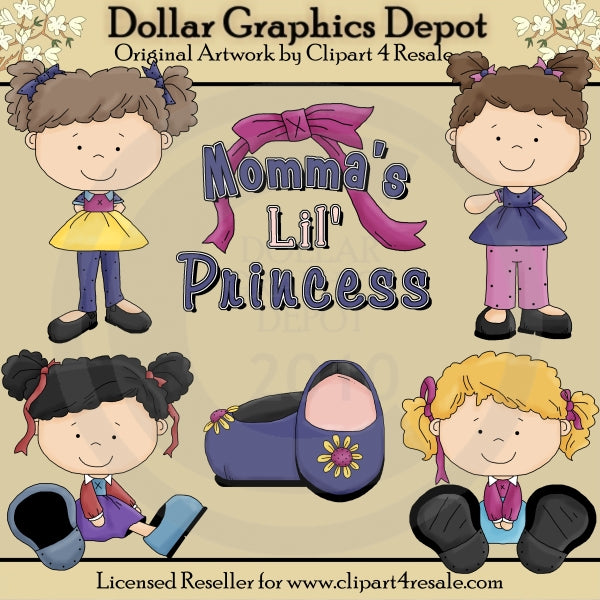 La piccola principessa di mamma - ClipArt - Esclusiva DCS