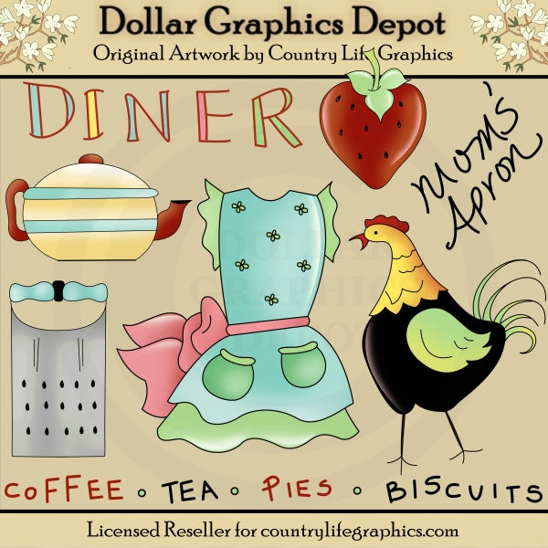Delantal De Mamá - Clipart