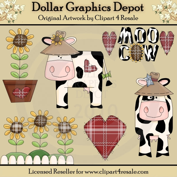 Mucca Muu - ClipArt - Esclusiva DCS