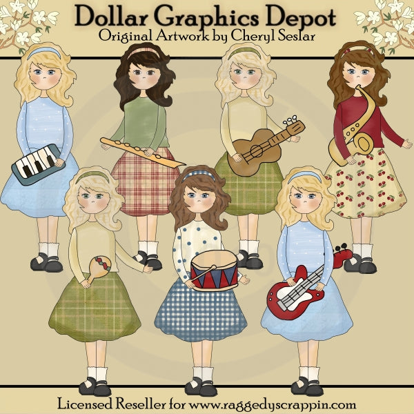 Bellezze musicali - ClipArt - Esclusiva DCS