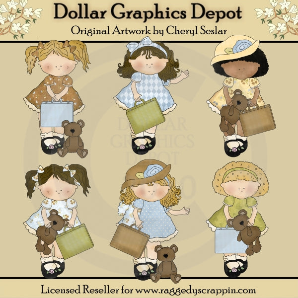 La mia bambina - Dalla nonna - ClipArt