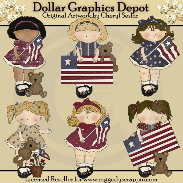 La mia bambina - Patriottica - ClipArt