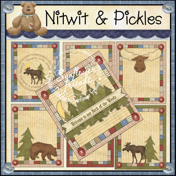 Set iniziale di carte Patchwork Lodge