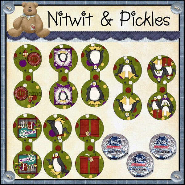 Peppermint Pattie Label Set
