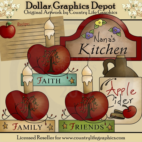 La cocina de Nana - Clipart