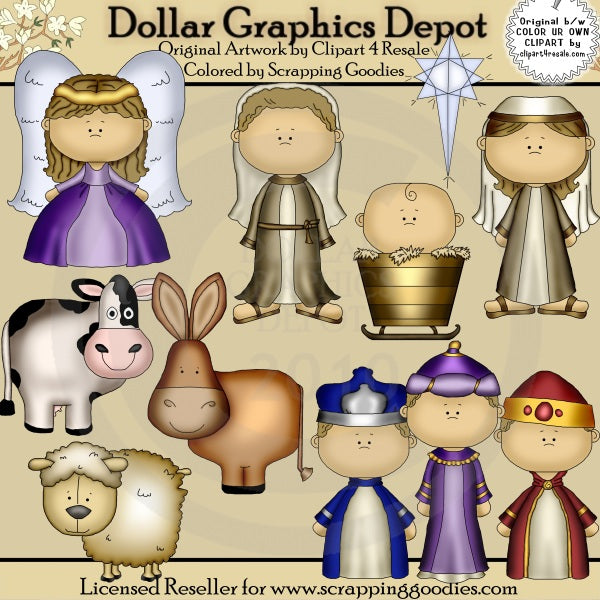 Natividad - Clipart