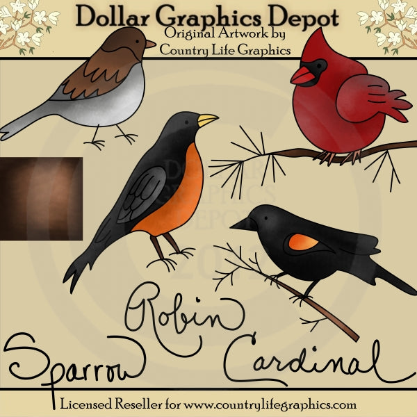 Aves De La Naturaleza - Clipart