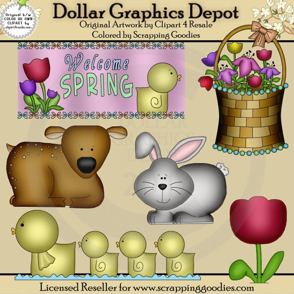 Nuovo arrivo - Primavera - ClipArt