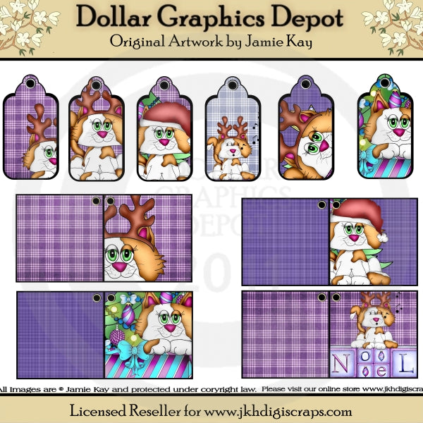 Oscar's Christmas Gift Tags