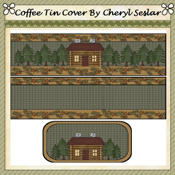 ~At The Cabin~  International Coffee Tin  *ctc.3