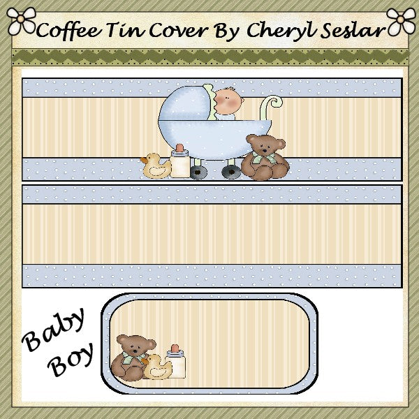 ~Baby Boy~  International Coffee Tin  *ctc04