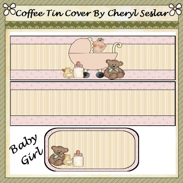 ~Baby Girl~ International Coffee Tin  *ctc05