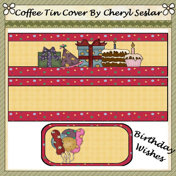 ~Deseos de cumpleaños~ Lata de café internacional *ctc06