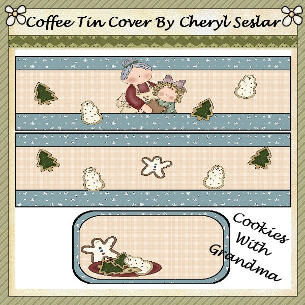 ~Galletas con la abuela~ Lata de café *ctc12