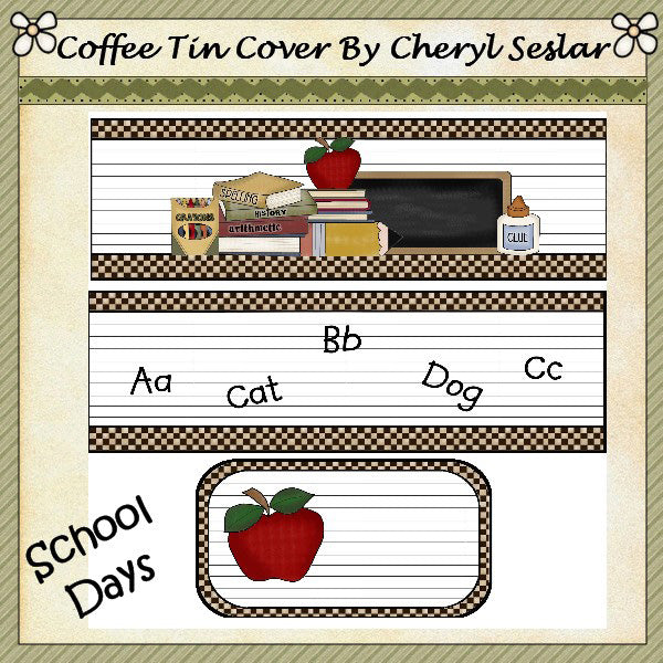 ~Días escolares~ Lata de café internacional *ctc31