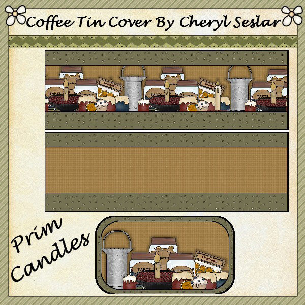 ~Prim Candles~ Lata de café internacional *ctc39