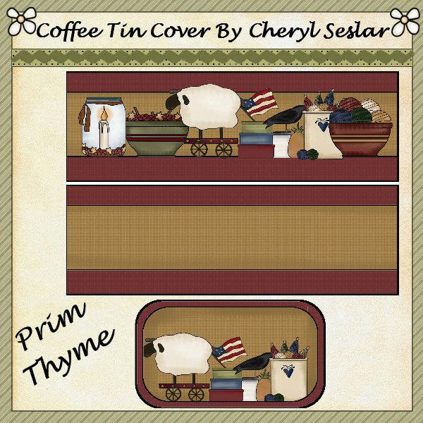 ~Prim Thyme~ Lata de café internacional *ctc41
