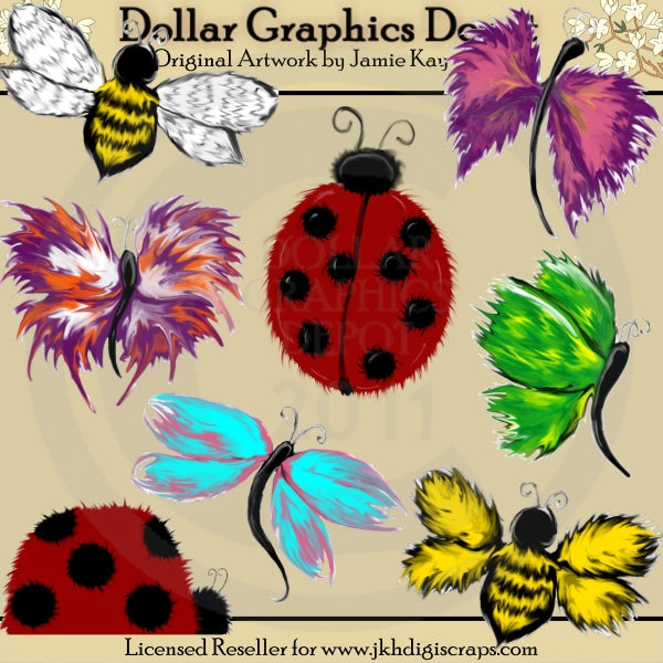 Bichos Pintados - Clipart