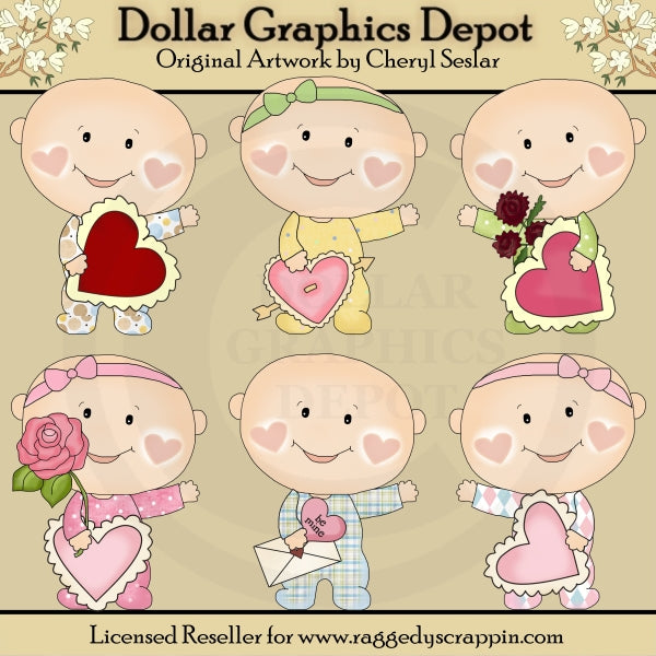 Pigiama Babies - Il mio San Valentino - ClipArt