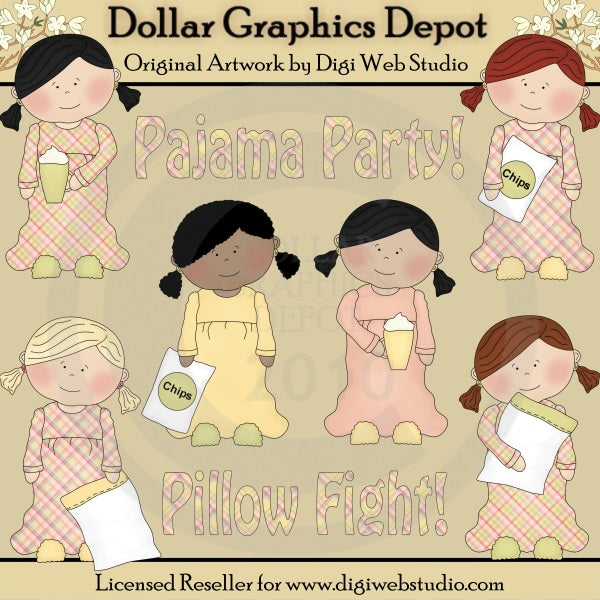 Pigiama Party - ClipArt