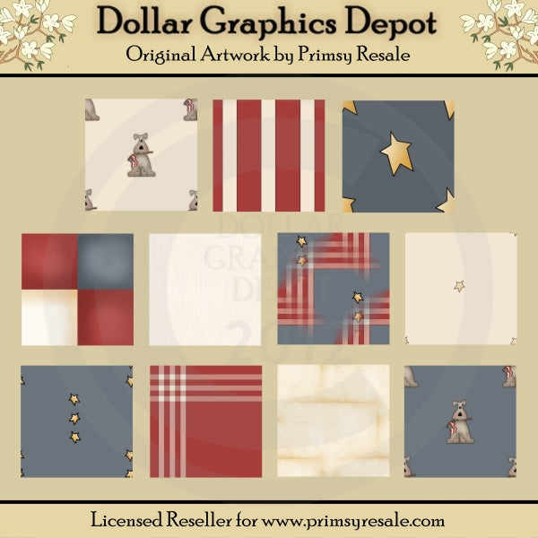 Lilly patriottica - Sfondi