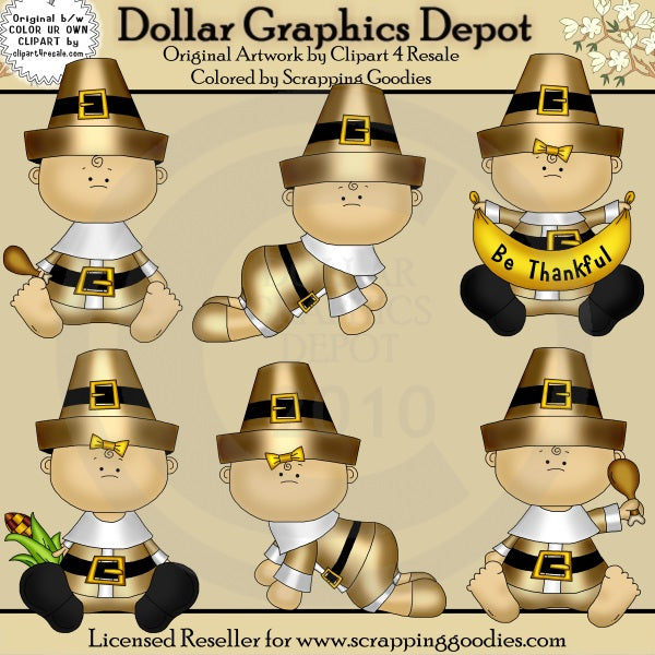 Bambini pellegrini 1 - ClipArt