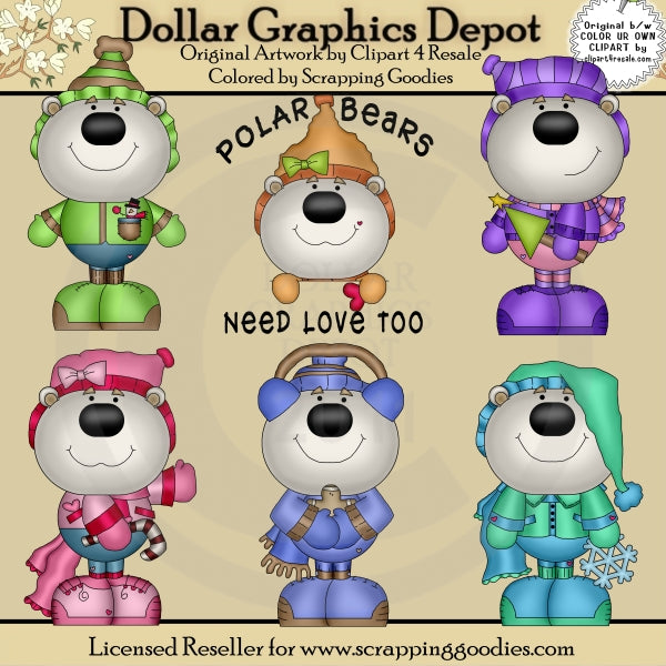 Terra degli orsi polari - ClipArt
