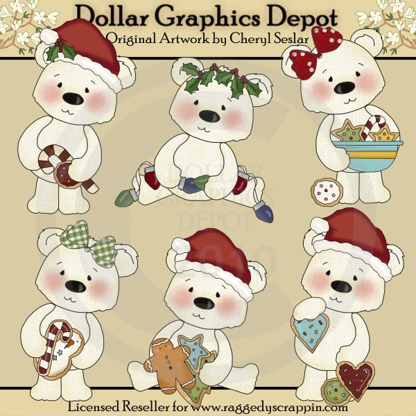 Orsi polari - Natale - ClipArt