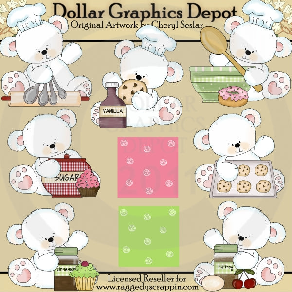 Cottura degli orsi polari - ClipArt