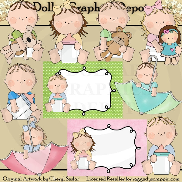 Bebés Preciosos - Clipart