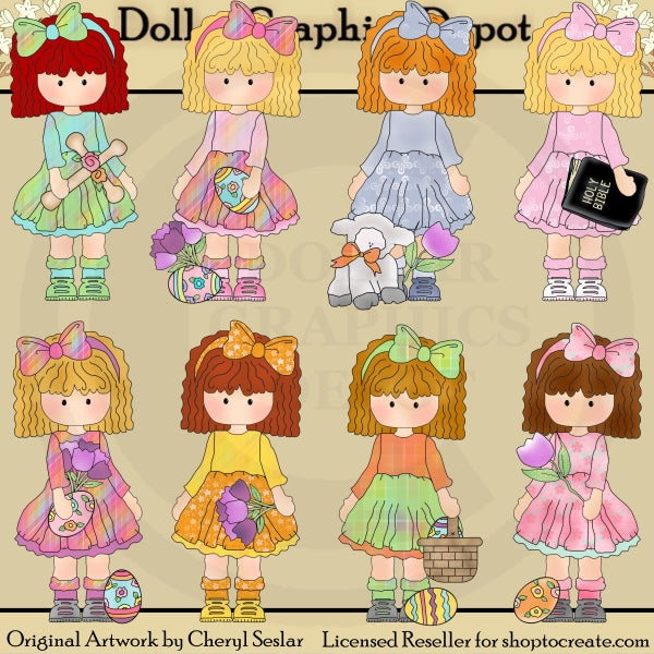 Bella Ariel - Benedizioni pasquali - ClipArt