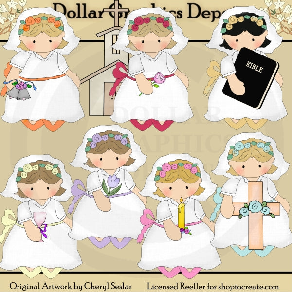 Spose graziose - Amore cristiano - ClipArt