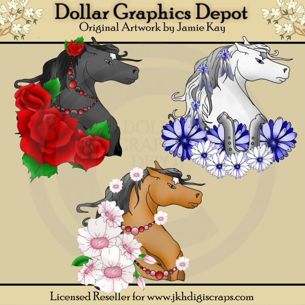 Graziosi pony - ClipArt