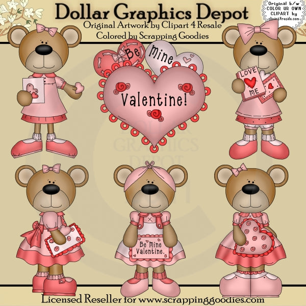 Orsi graziosi di San Valentino - ClipArt