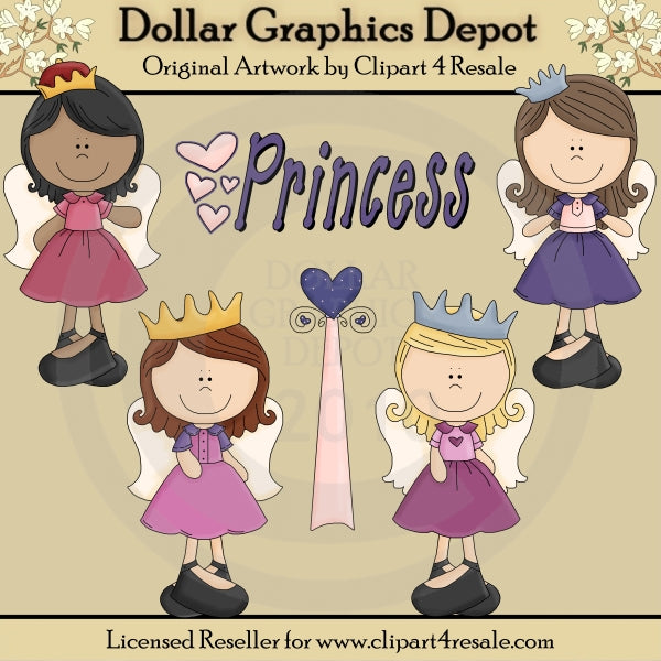Princess Angels - Clip Art - DCS Exclusive