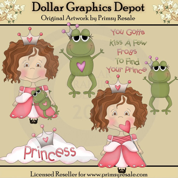 Princess Girls - Clip Art