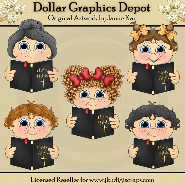 Leggere la Bibbia - ClipArt