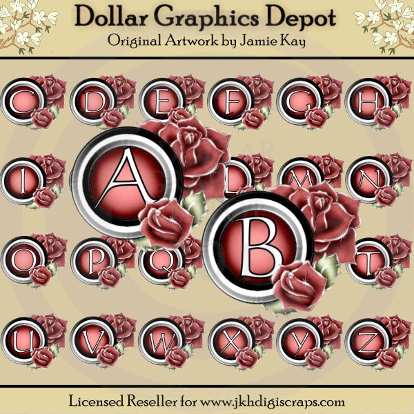 Red Rose Alphabet