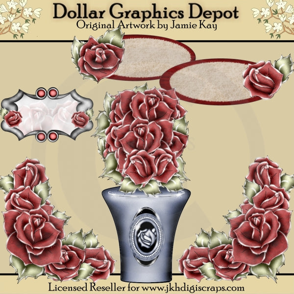 Elementos de la rosa roja