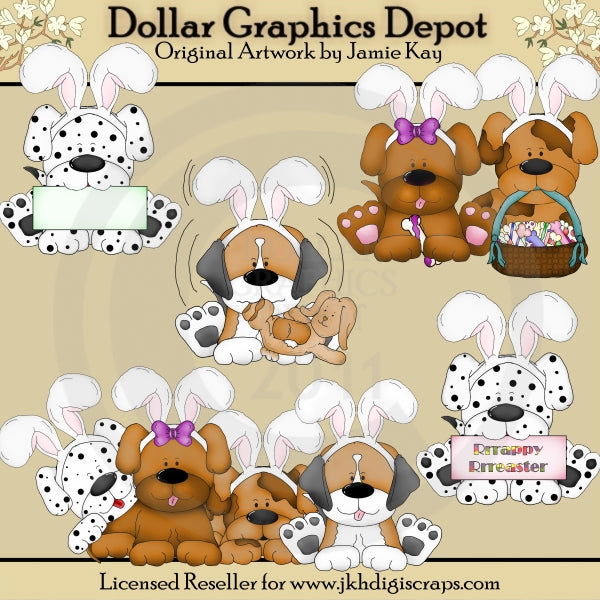 Rex e Roxy - Festa di Pasqua - ClipArt