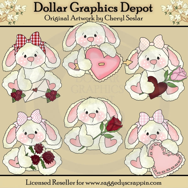 Roscoe e Ruby - San Valentino - ClipArt