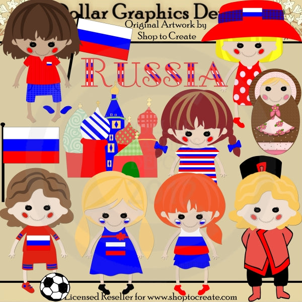 Muñecas Rusas - Clipart