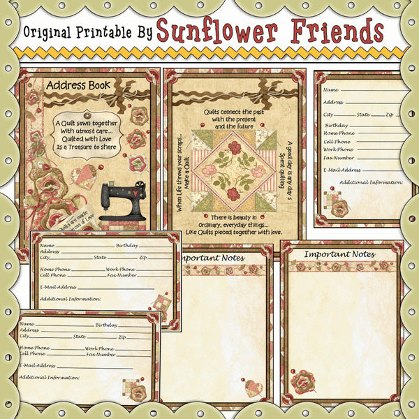 ~Quilters~ Libreta de direcciones (04)