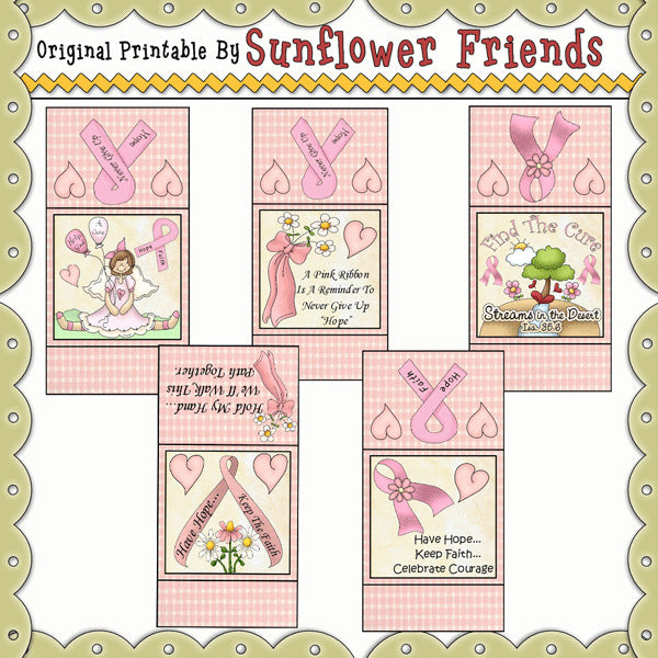 Mini involucri per barrette di cioccolato... Consapevolezza del cancro al seno